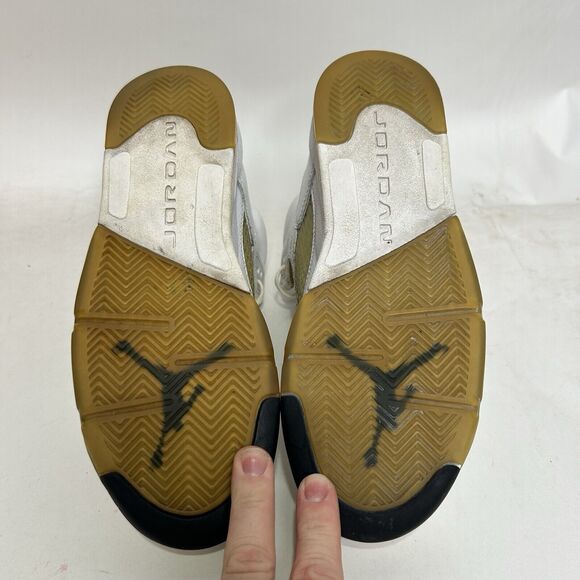 Nike Shoes Air Jordan 5 Retro BG “White Metallic” 2024 - Picture 7 of 10